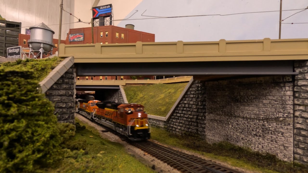 HO Scale Mainline Mayhem! BNSF Freight Train Action