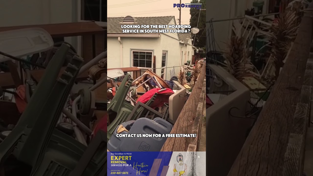 If you have issue with hoarding, we got you covered! #shorts #hoardingcleanup