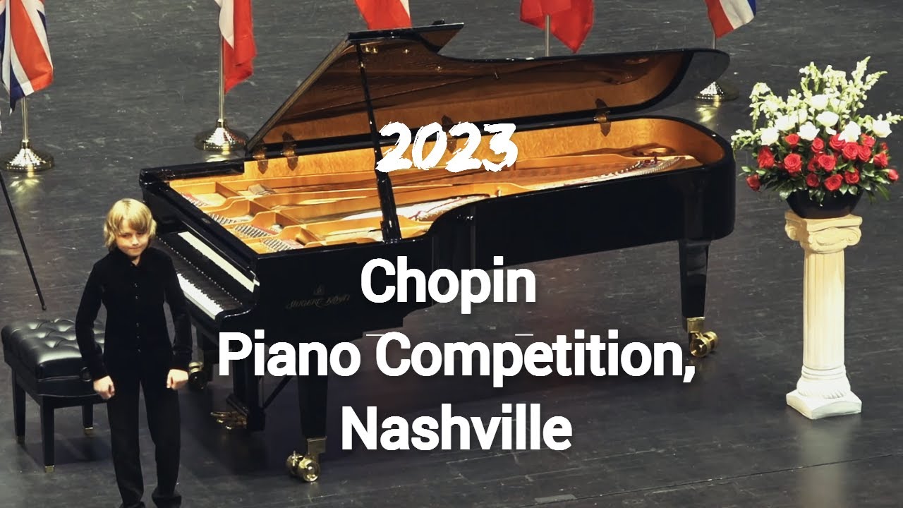 Chopin Piano Competition, Nashville 2023/ Elisey Mysin, 1 prize