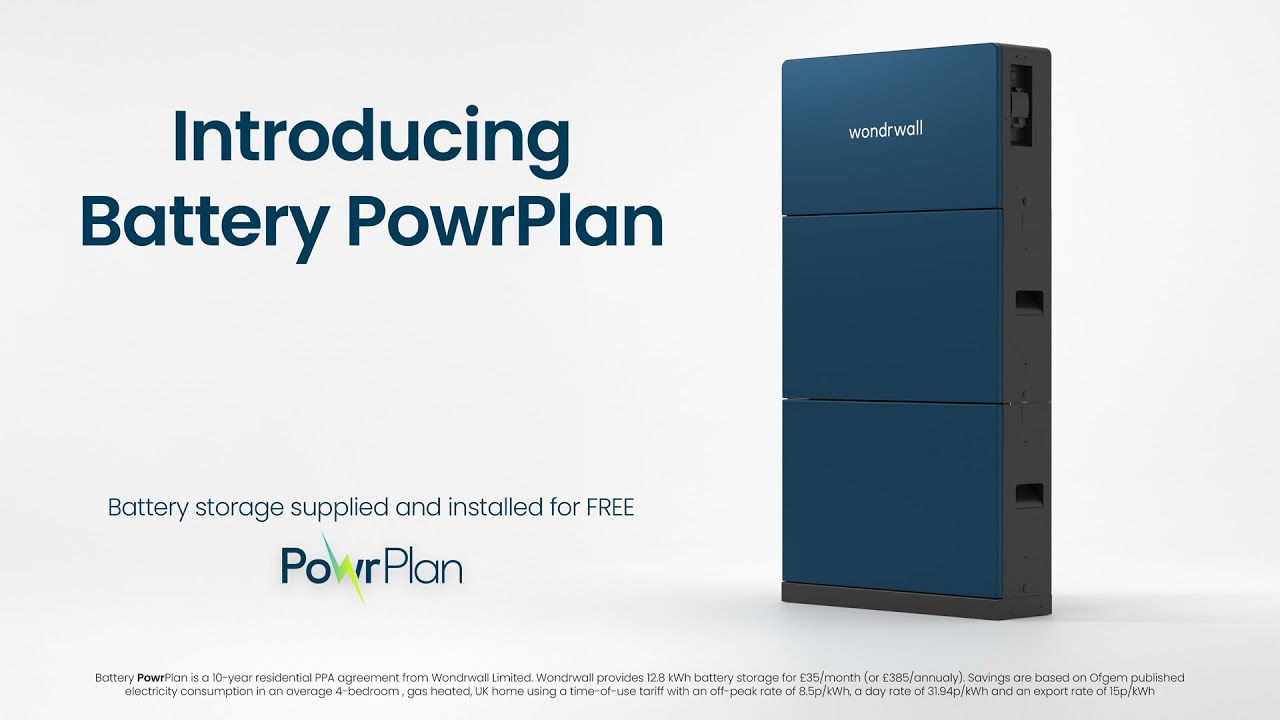Introducing Battery PowrPlan - The No Upfront Cost Battery Storage Solution