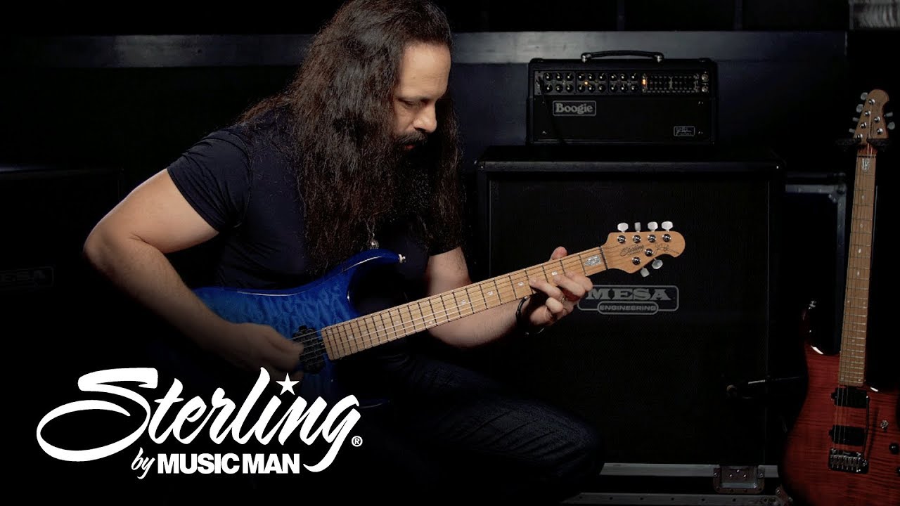 Джон Петруччи демонстрирует свой Sterling от Music Man JP150