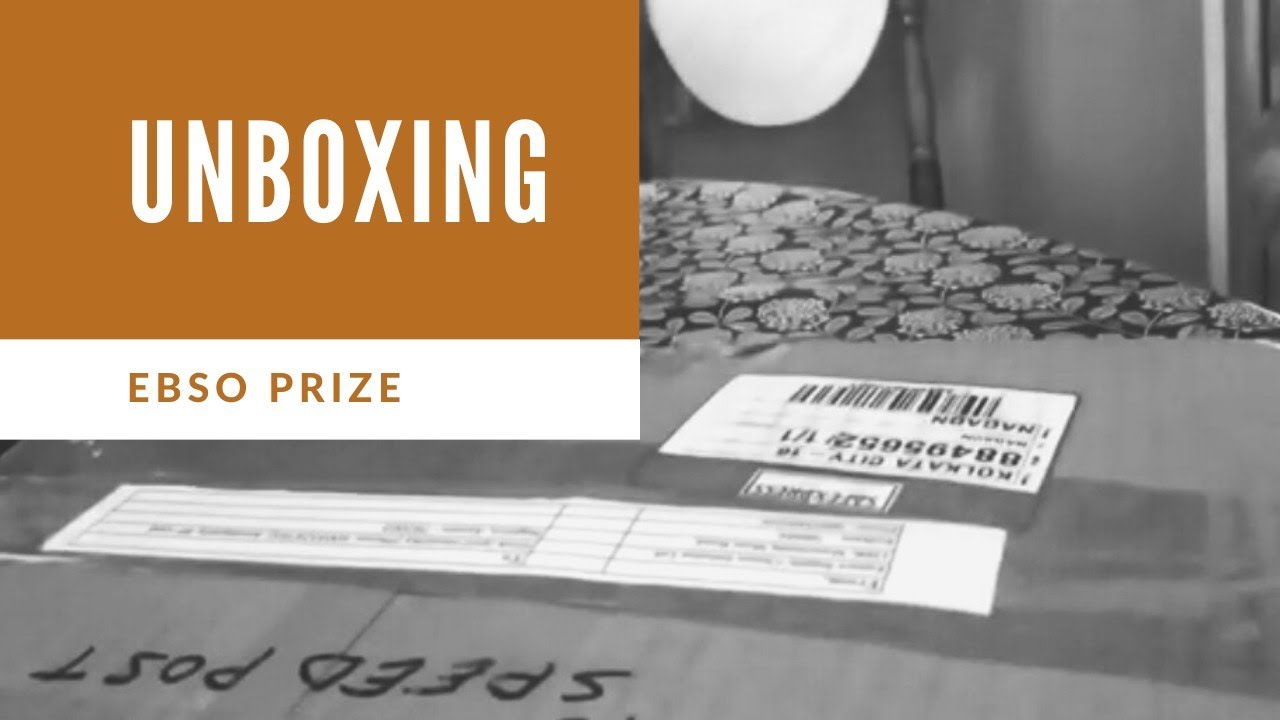 Unboxing my EBSO round 1 prize