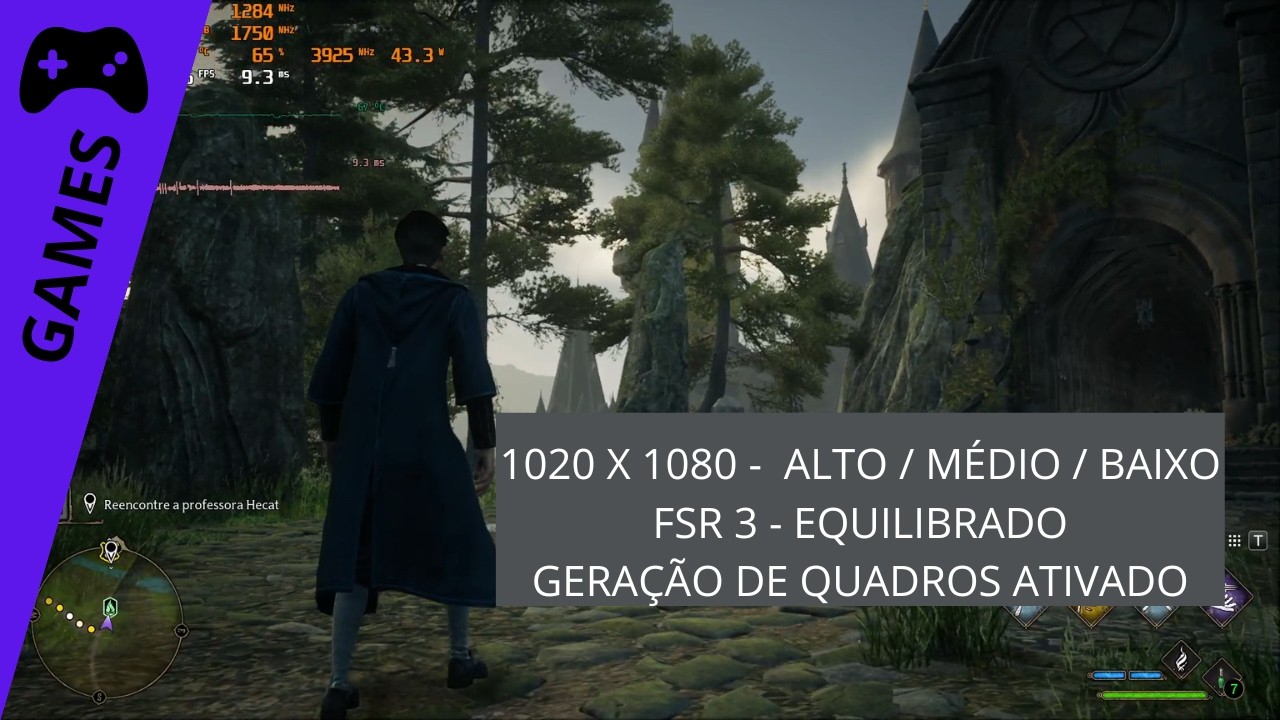 Hogwarts Legacy - ryzen 5 3400G + RX 580 2048SP MLLSE