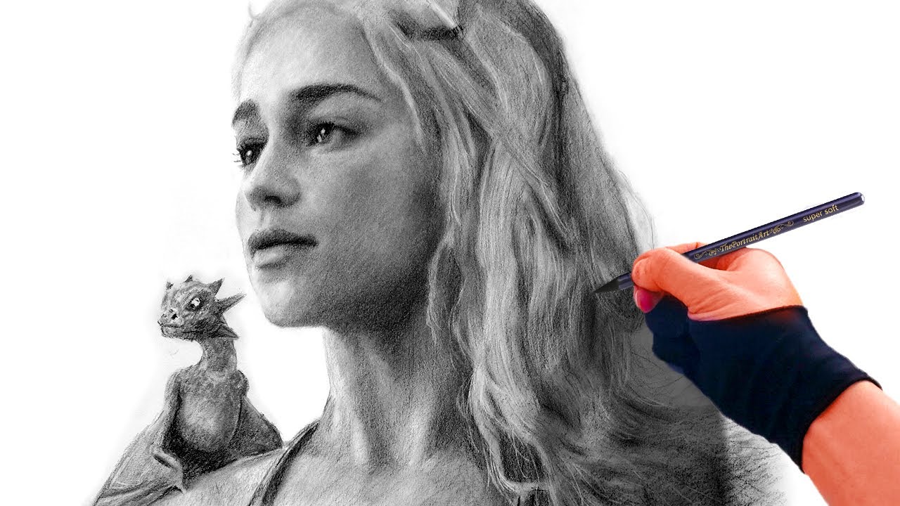 Drawing Daenerys - FREE Art Tutorials (link in desc)