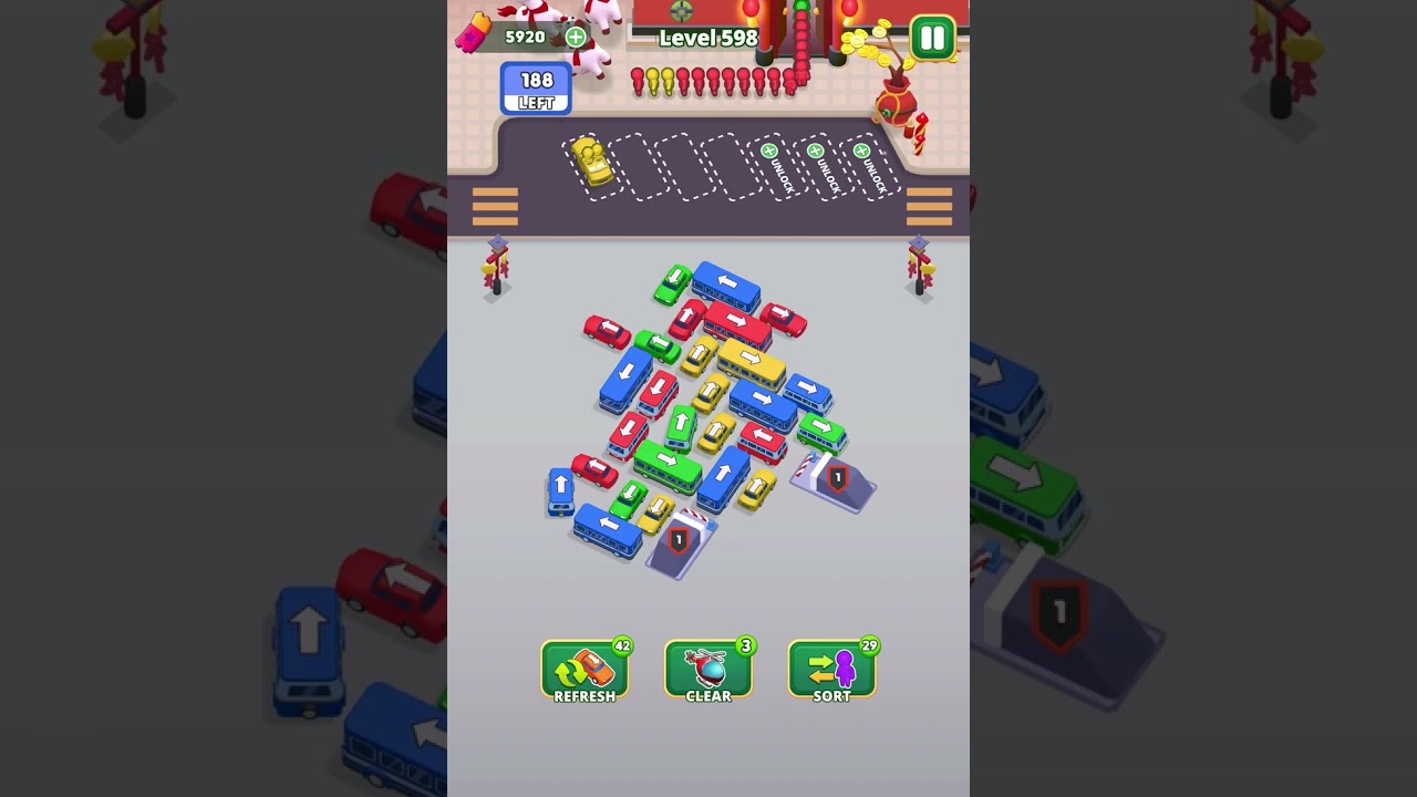 Bus Escape: Traffic Jam Level 596-597-598-599-600