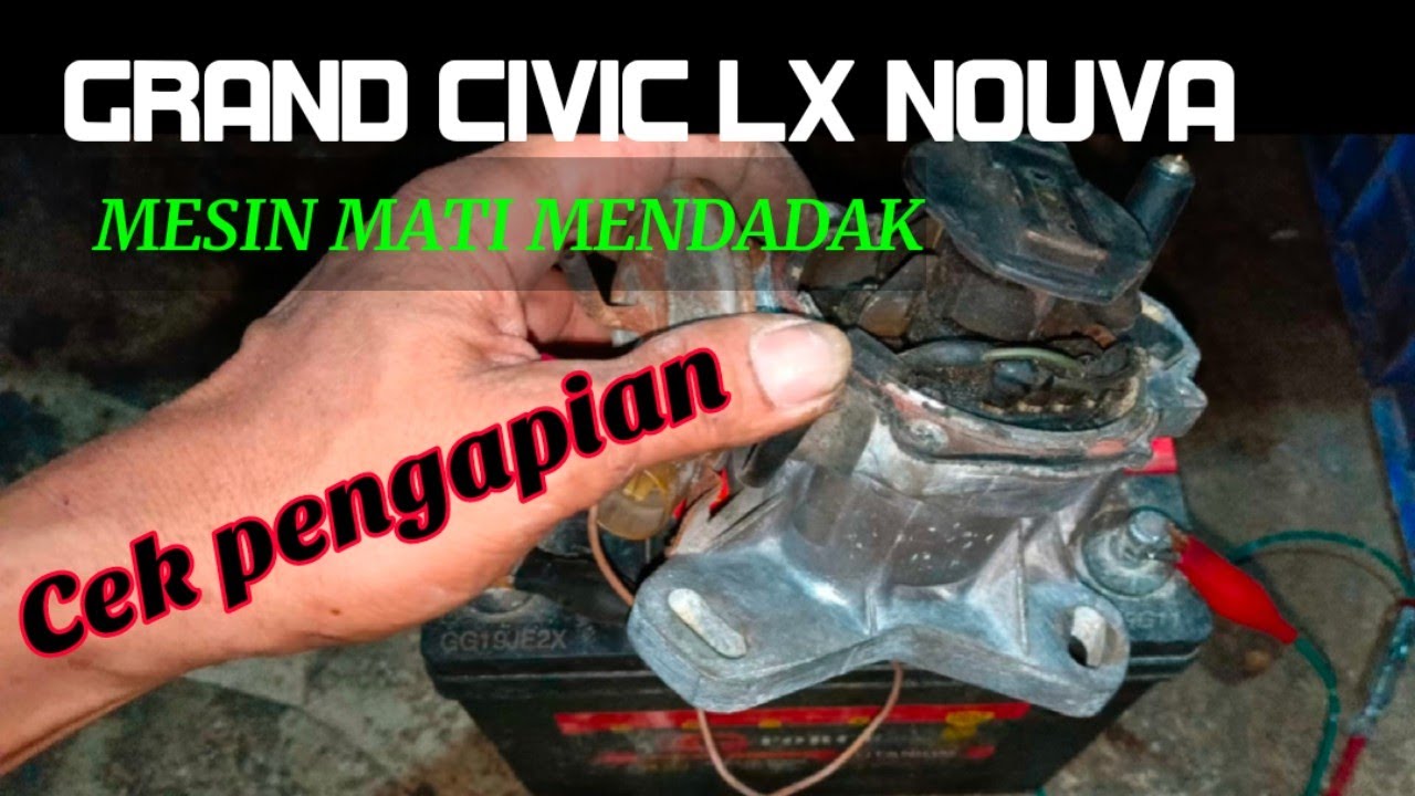 Как проверить/проверить катушку зажигания, CDI/зажигание Delco на Grand Civic LX Nouva
