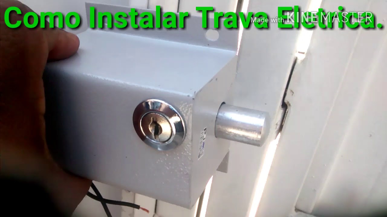 Como Instalar Trava Elétrica Portão.