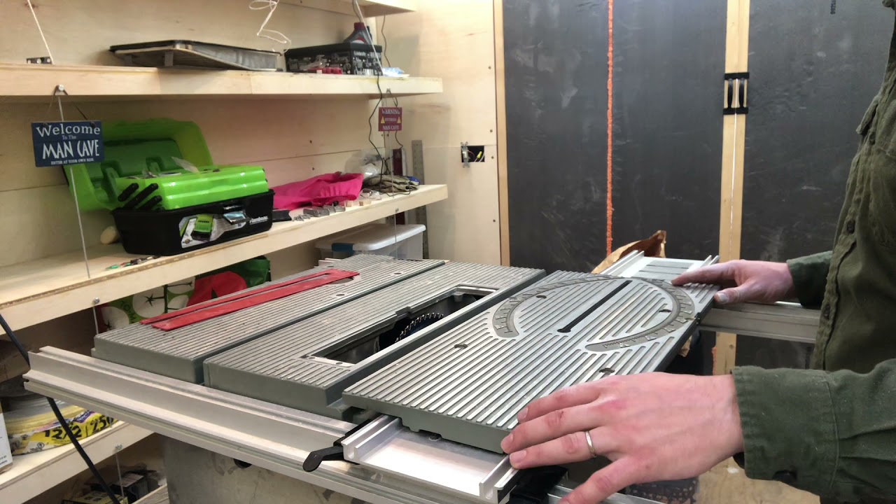 Ryobi BT3000 / BT3100 sliding miter table alignment