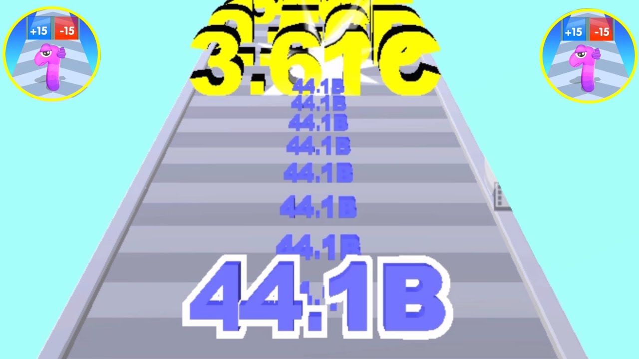 Number Master: Run and merge vs Number Merge Run 2048 Gameplay New update level part #10