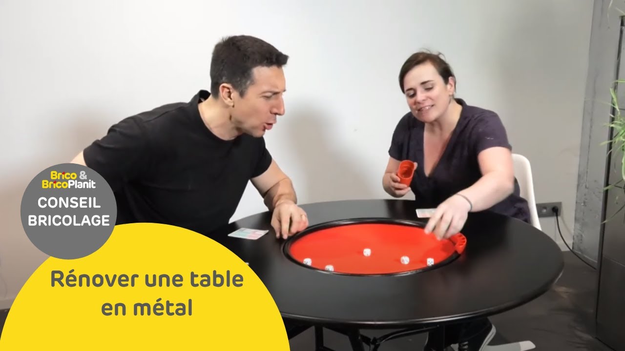 Rénover une table en métal