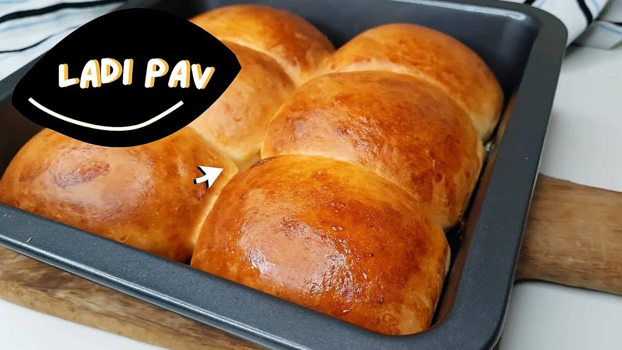 Ladi Pav Recipe | Ladi Pav Recipe In air fryer | Ladi pav Recipe At home | Eggless Pav recipe