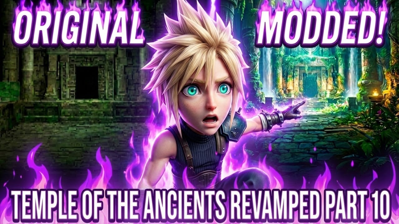 Temple of the Ancients in FF7 Original Now Looks Like This With Mods