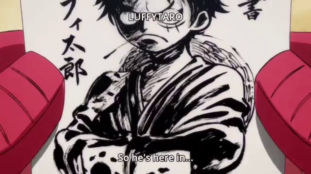 Luffy Wano Poster