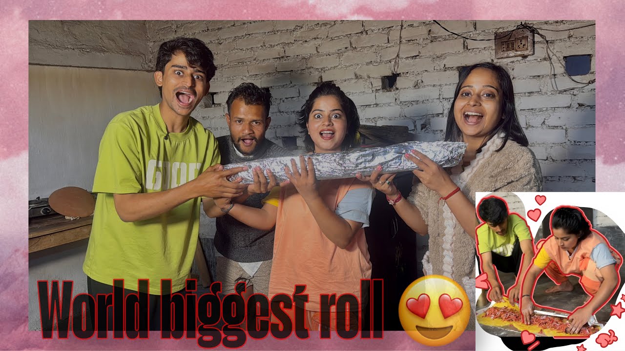 World biggest roll 😍 #foodie 