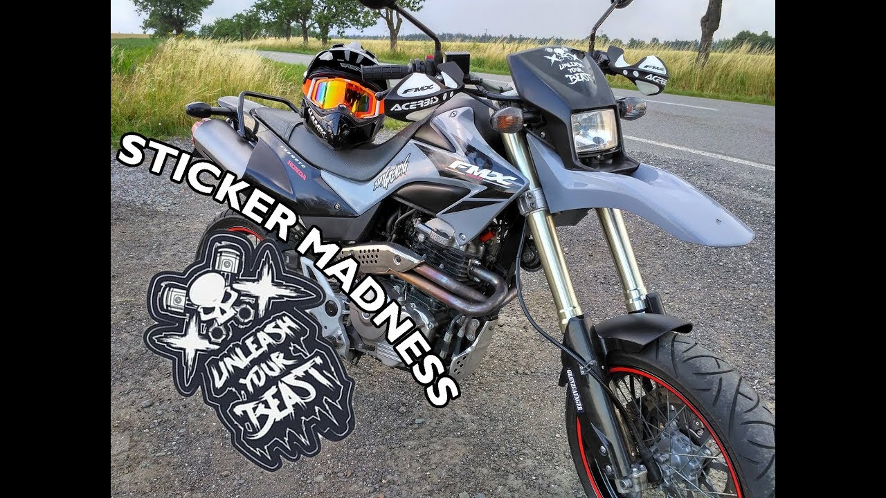 Sticker madness | SKETCH | Honda FMX 650 | Unleash your beast
