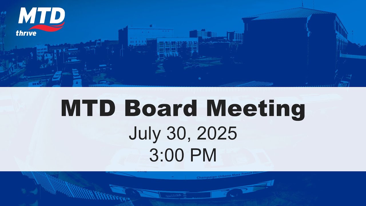 MTD Board Meeting - July 30, 2025