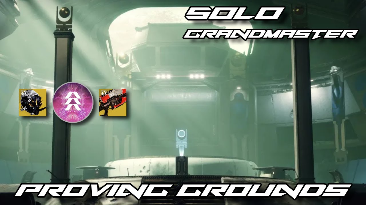 Solo Grandmaster Proving Grounds w/ Mask Of Fealty & Icebreaker