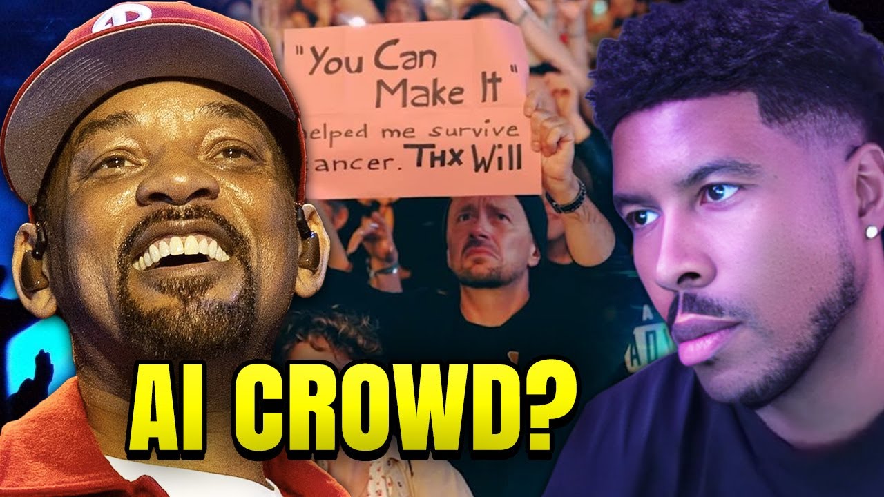 Will Smith CAUGHT Using Fake AI Generated Crowd 