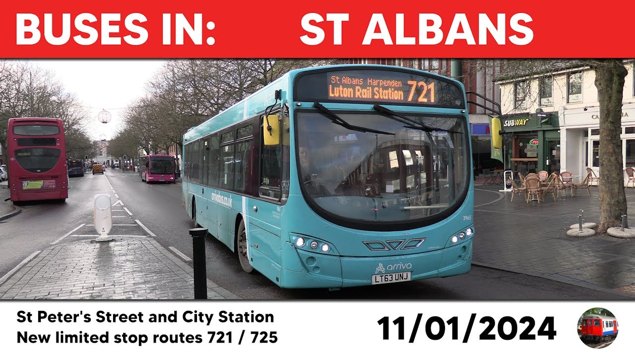 Buses in St Albans 11/01/2024