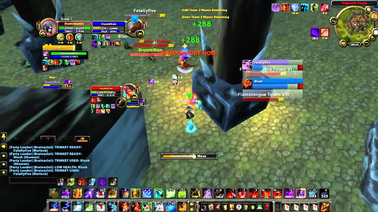 Drainerx 5: 2v2/3v3 Ele/Resto l Brainac Fnober Mehh [WOTLK]