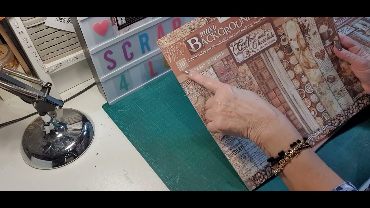 TUTO ALBUM COFFEE AND CHOCOLATE - PRÉSENTATION DU COLIS