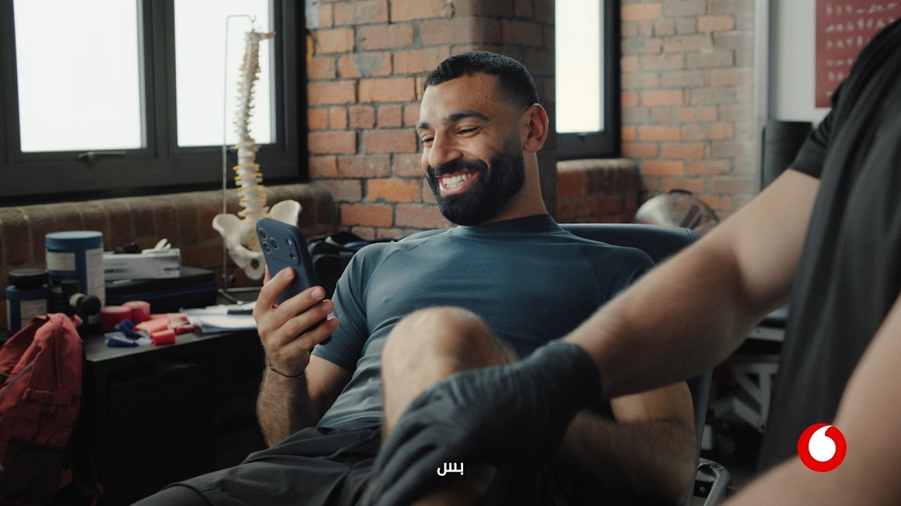 اعلان ڤودافون 2026 (محمد صلاح ومصطفى غريب) - هنتفرعن على الكورة