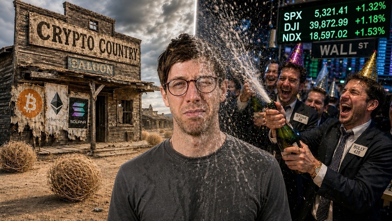 Crypto Left Behind While Stocks Hit ATHs