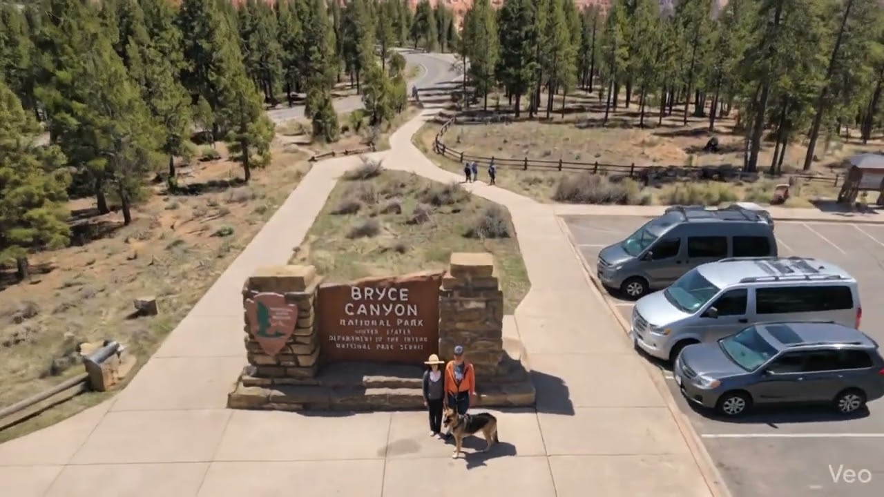 Google Gemini-generated drone perspective from a photo (as drones are prohibited in national parks)