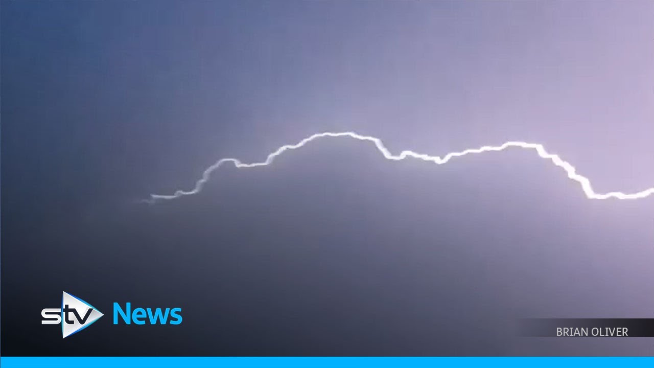 Warnings are in place as Scotland is battered by rain and thunderstorms