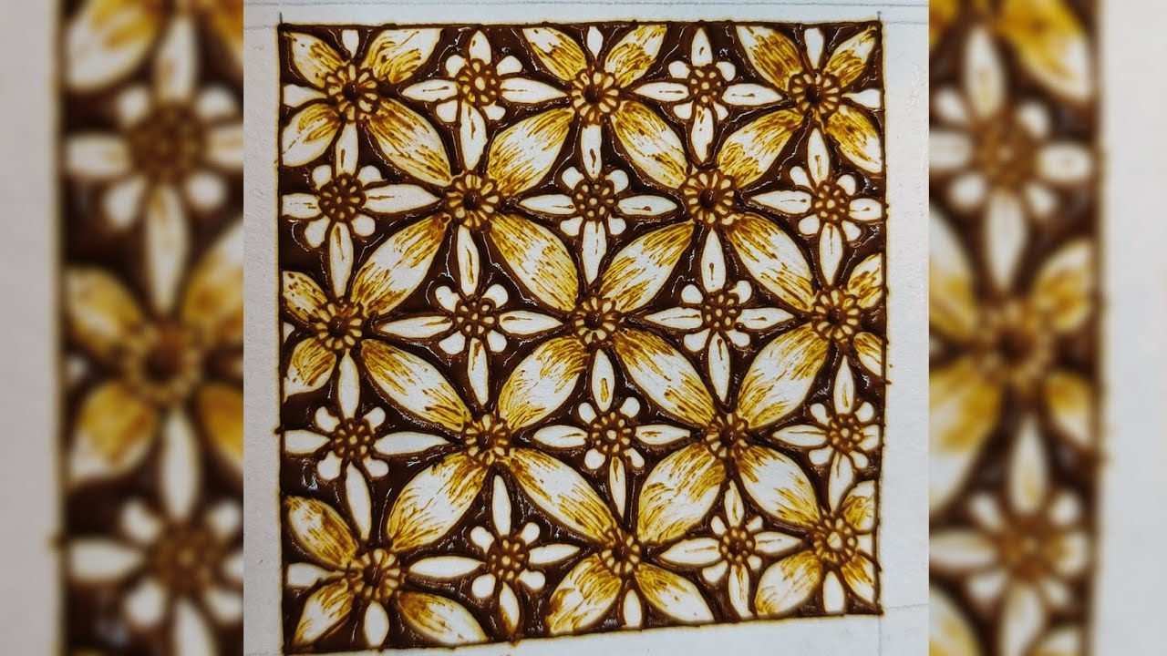 mani mehndi class|| tips & tricks|| 3D grid design|| latest grid design||आसान तरीके से बनाए 3D grid