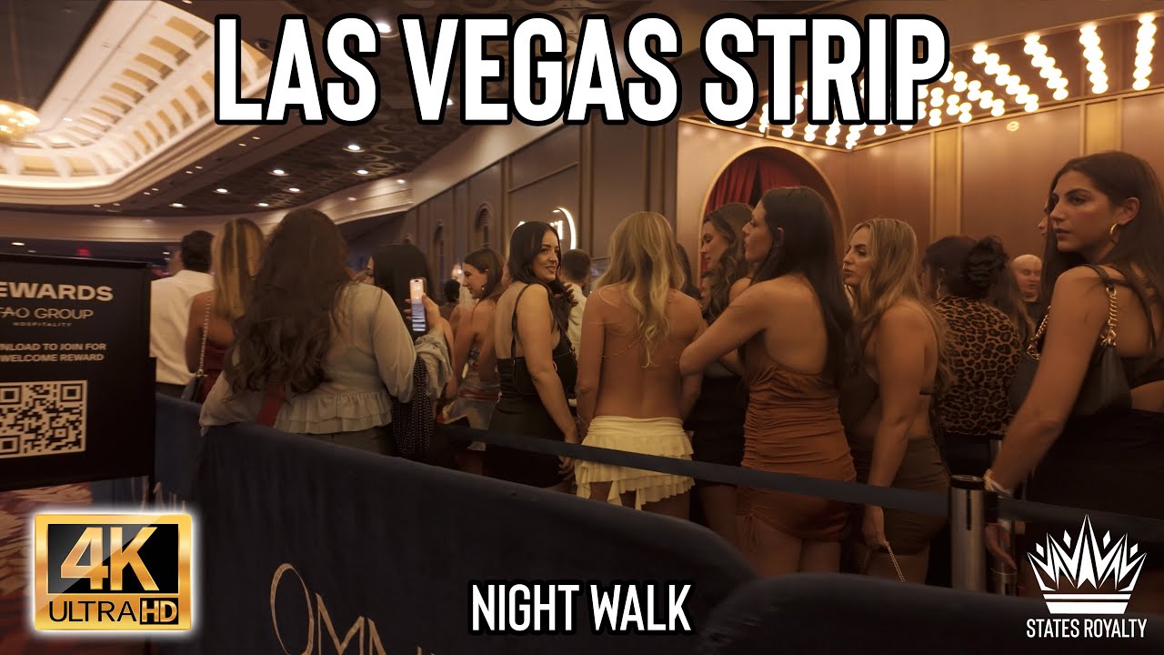 Las Vegas Strip Walk On A Busy Friday Night | Crowds Everywhere