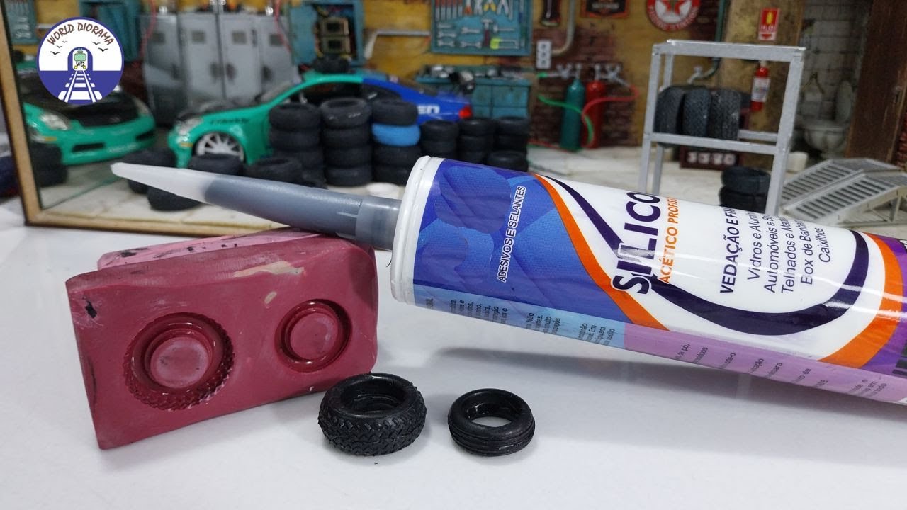 Como fazer pneu com silicone industrial excelente resultado
