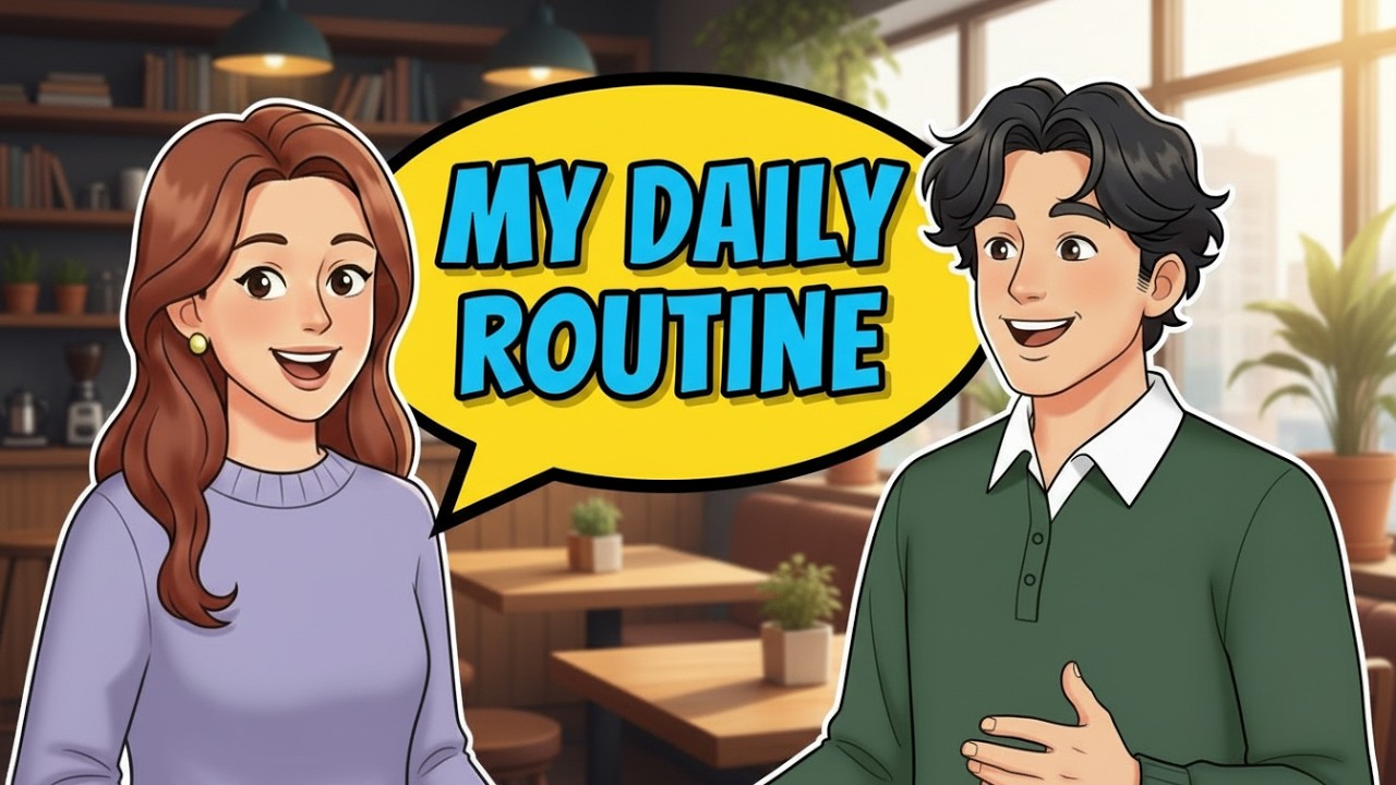 Everyday English Dialogue: Talking About Your Routine Naturally  | For Beginners