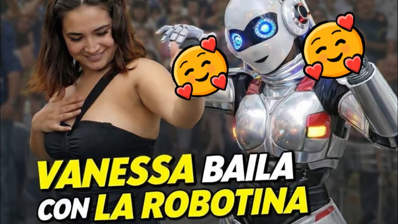Vanesa y la Robotina bailan en la plaza libertad #baile #cumbia #youtube 