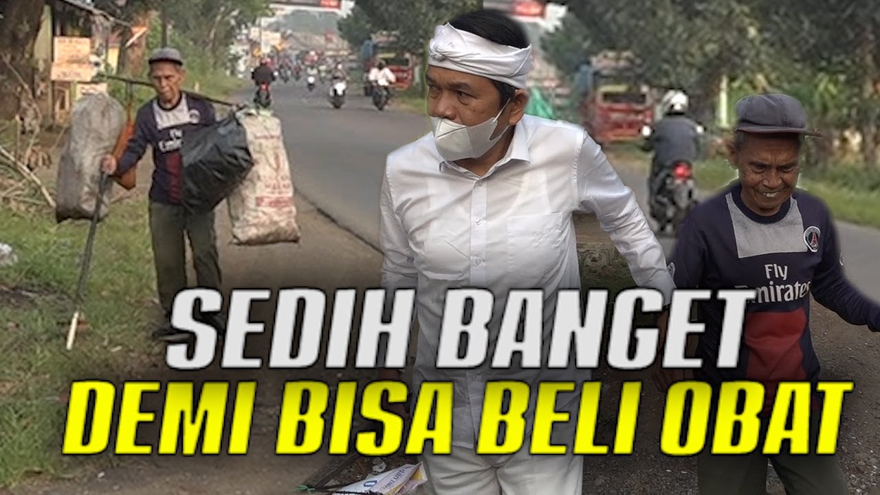 MESKI JLNNYA PINCANG KRN JATUH DR PHN KARET|KI SARMA ULET KUMPULIN UANG 100RB SMINGGU|BUAT BELI OBAT