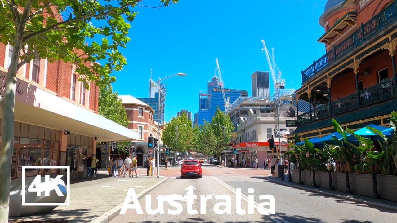 Автомобильный тур в Перте, Австралия 🇦🇺 | 4K