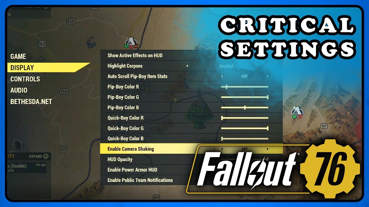Fallout 76: Settings You Need to Change ASAP & Quick ini Fix for fps and Input Lag.