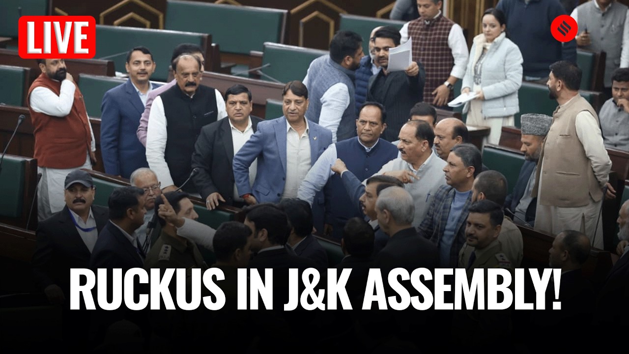 LIVE| Pandemonium in J&K Assembly over SASCI| BJP| Omar Abdullah