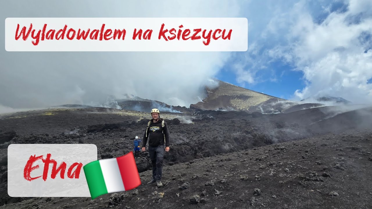 Wylądowałem na księżycu.  Etna, Sycylia.