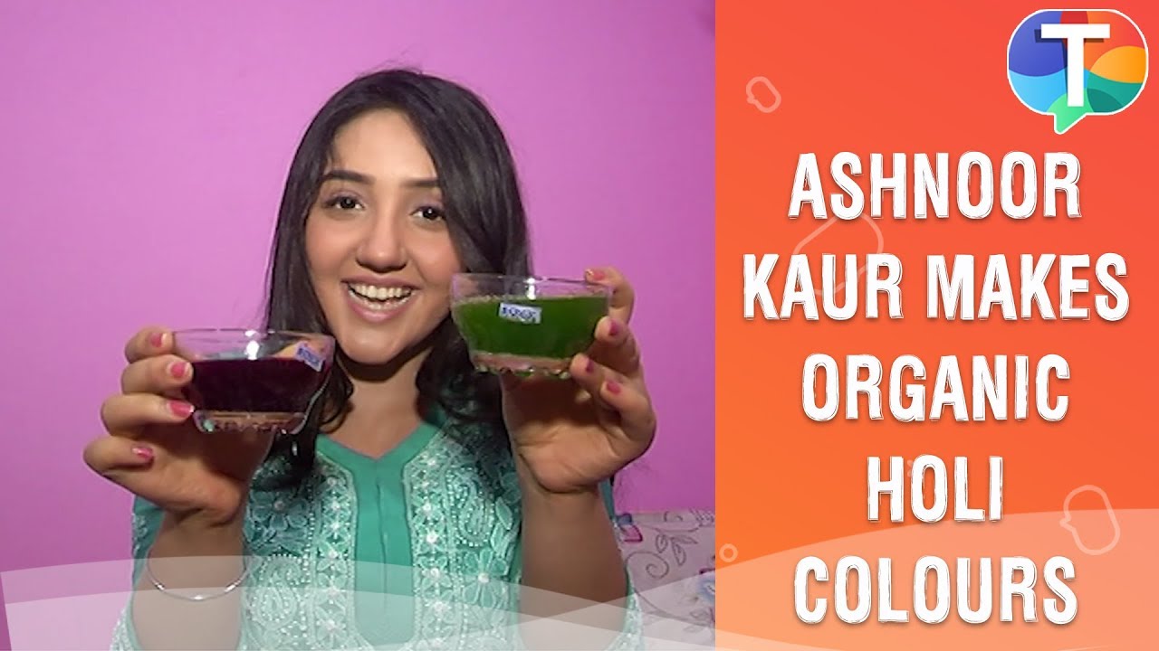 Ashnoor Kaur aka Mini from Patiala Babes makes SPECIAL organic Holi colours | Exclusive