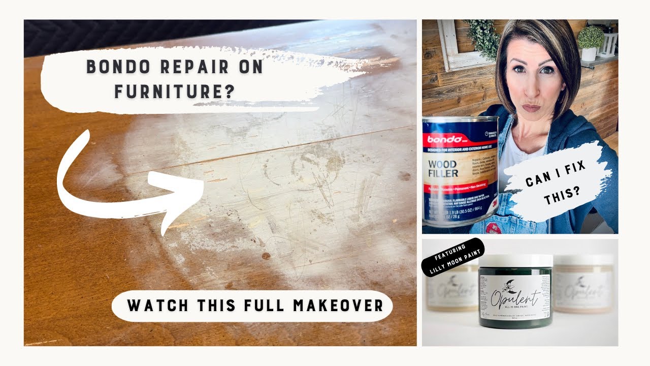 Bondo on Furniture? | Watch This Full Furniture Makeover