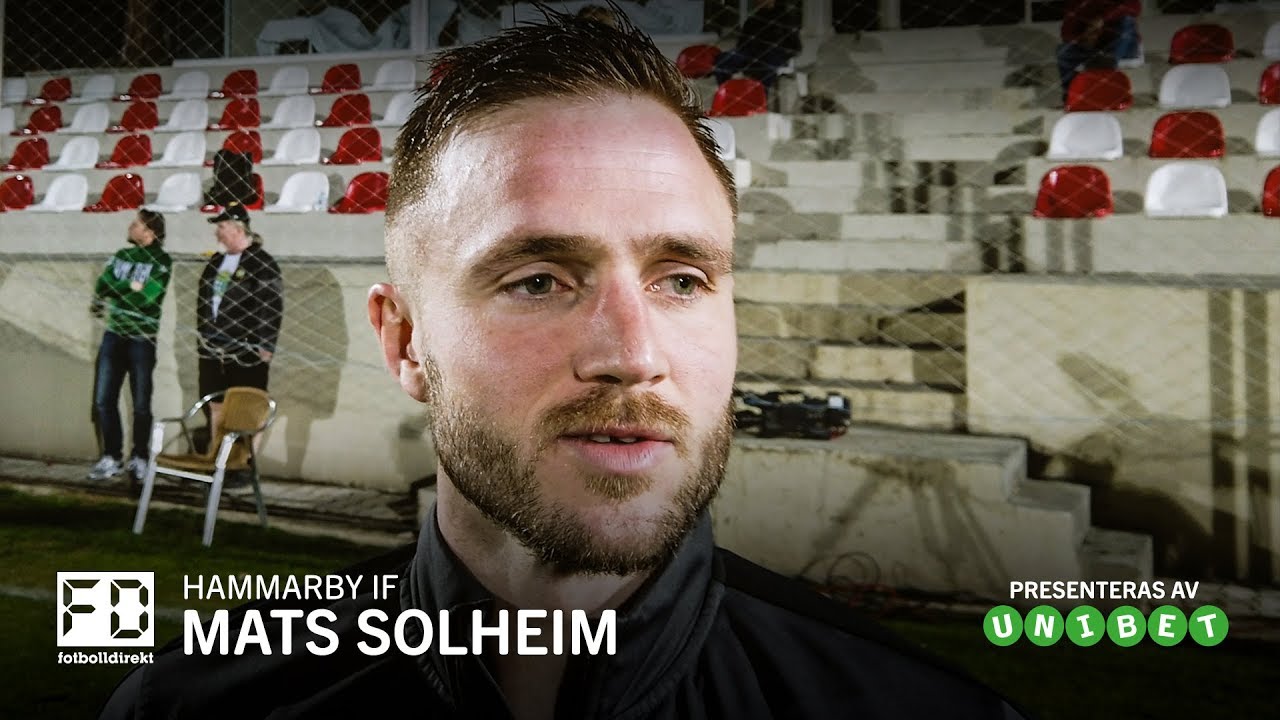 F&Ouml;RS&Auml;SONG MED FD: Mats Solheim (Hammarby)