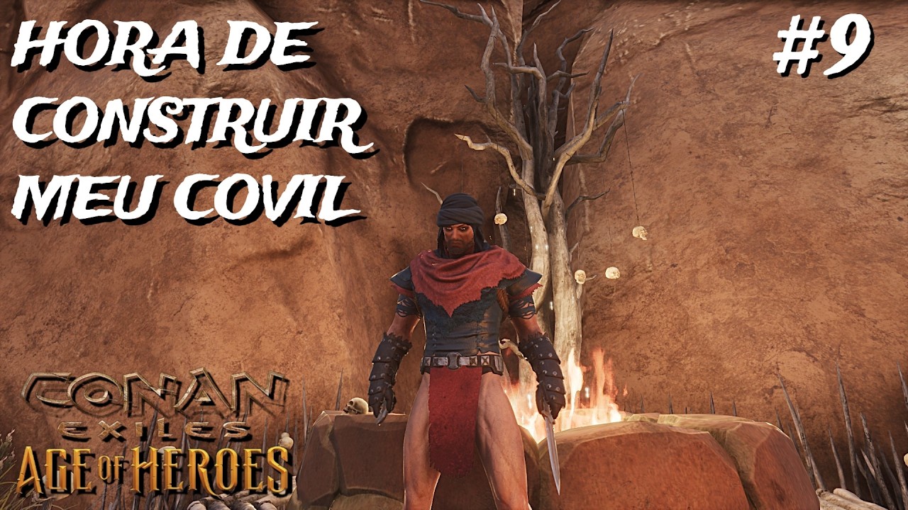 Conan exiles, saqueador, ep9, consegui os materiais pra contruir meu covil