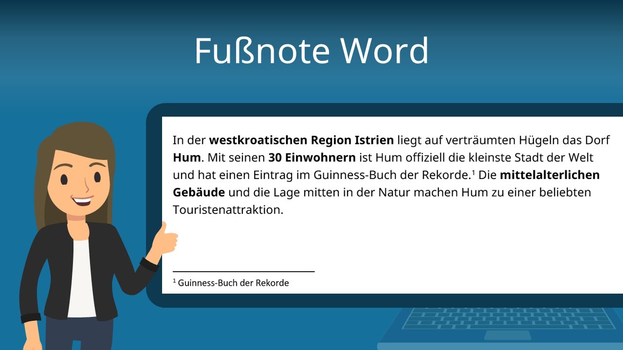 Fu&szlig;note in Word erstellen: So geht's! - Studyflix