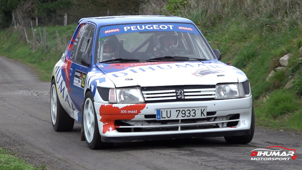 Dimas Gutiérrez - Aitana Sánchez | Rallye de Cobreces 2024 | Peugeot 205 Maxi