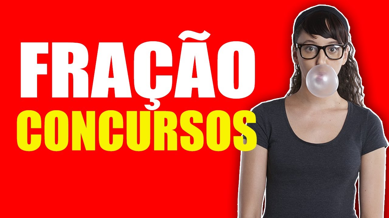Fração | 1 Questão ótima para Treinar para Concursos Públicos - Bando de Estudiosos Matemática