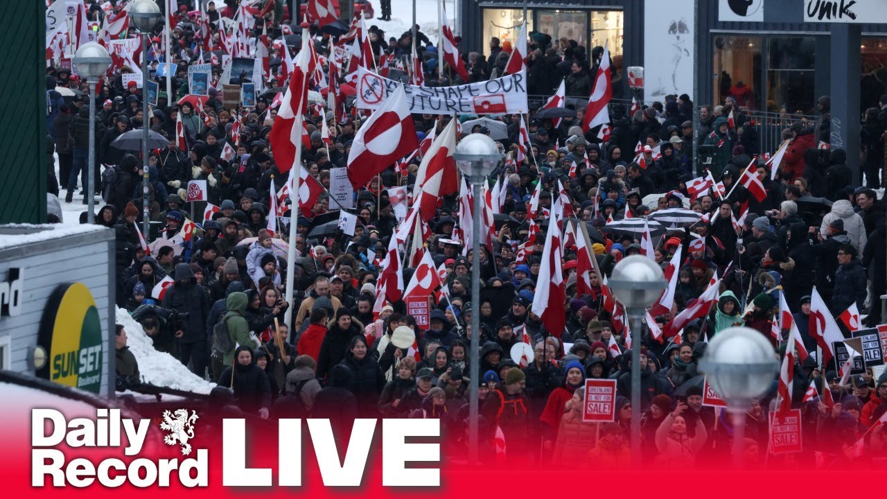 LIVE Greenlanders protest Donald Trump annexation plans outside US embassy in Nuuk