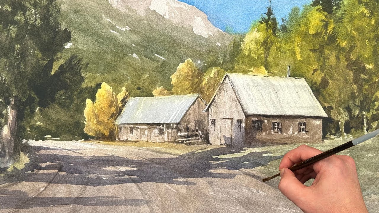 How to Paint Crucial First Wash in Your Watercolor Painting