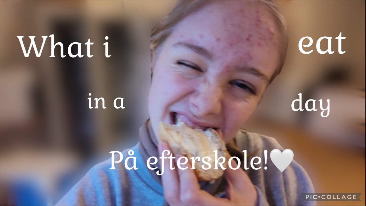 WHAT I EAT IN A DAY - på efterskole!