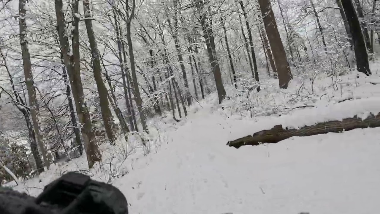 Snow Storm Adventure: Chimney Rock Fatbiking - White Trail Towards Newman's Part 2